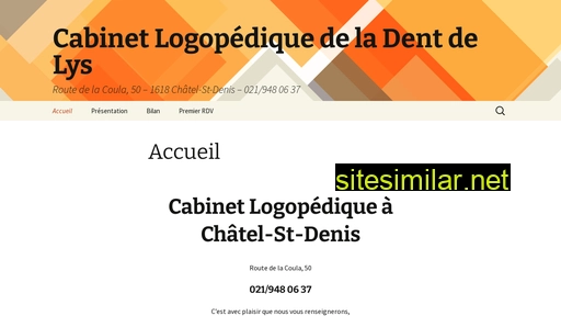 Logopedie-chatel similar sites