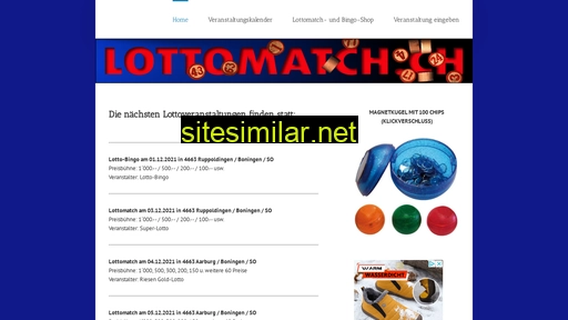 lottoveranstaltungen.ch alternative sites