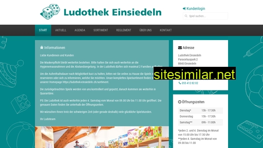 ludothek-einsiedeln.ch alternative sites