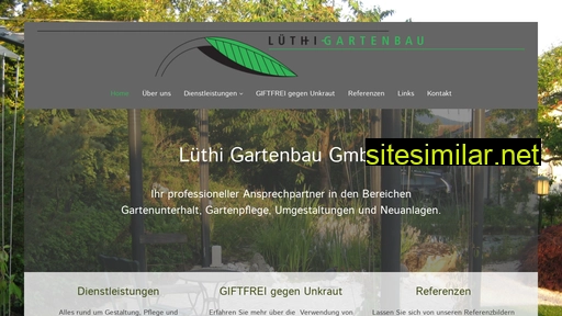 luethi-gartenbau.ch alternative sites
