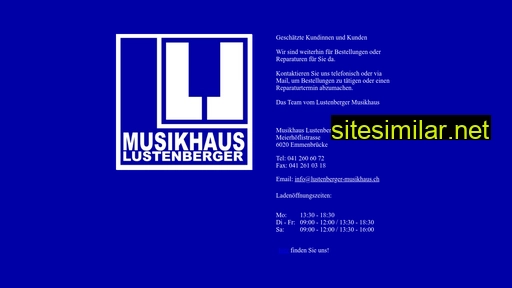 Lustenberger-musikhaus similar sites