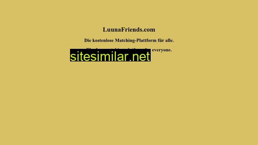Luunafriends similar sites