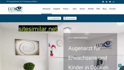 luxaugenzentrum.ch alternative sites