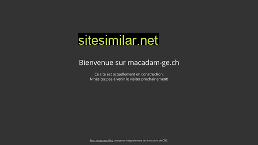 macadam-ge.ch alternative sites