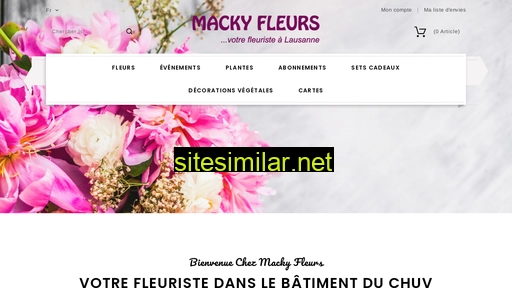mackyfleurs.ch alternative sites