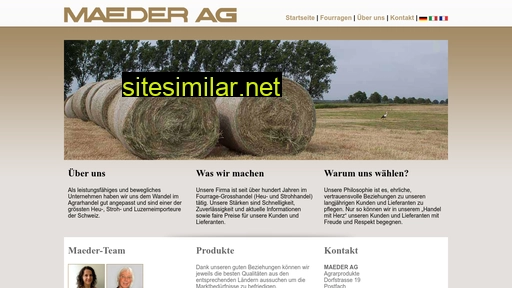 maeder-agrar.ch alternative sites