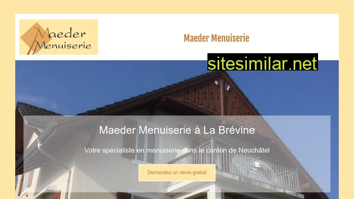 maeder-menuiserie.ch alternative sites