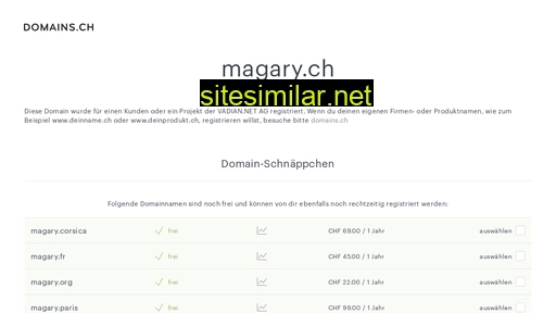 magary.ch alternative sites