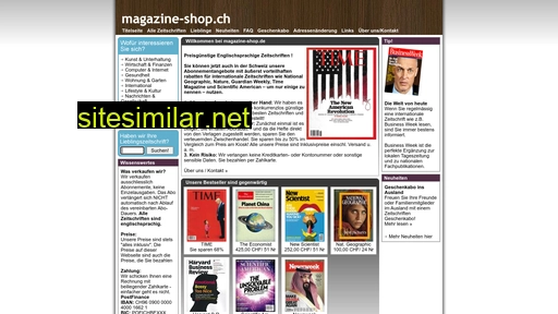 magazine-shop.ch alternative sites