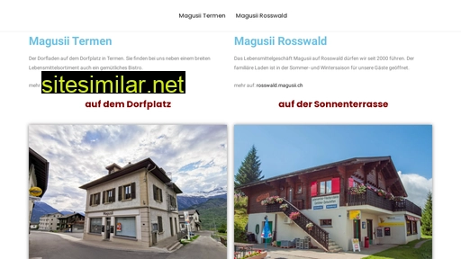 magusii.ch alternative sites