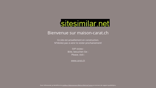 maison-carat.ch alternative sites