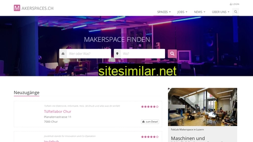makerspaces.ch alternative sites