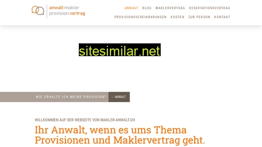makler-anwalt.ch alternative sites