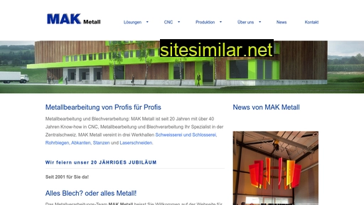 makmetall.ch alternative sites
