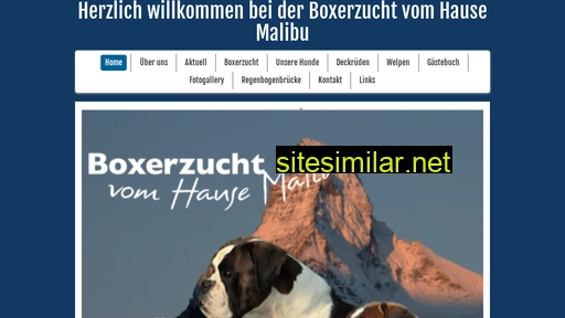 malibu-boxerzucht.ch alternative sites