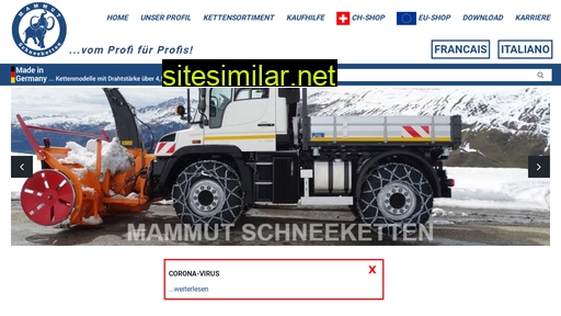 mammut-schneeketten.ch alternative sites