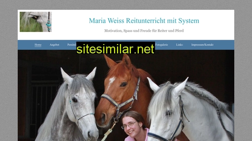 mariaweissreitunterrichtmitsystem.vpweb.ch alternative sites