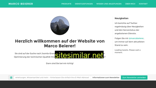 marcobeierer.ch alternative sites