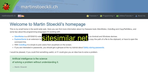 martinstoeckli.ch alternative sites