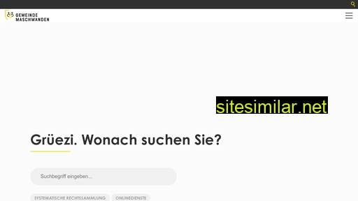 maschwanden.ch alternative sites