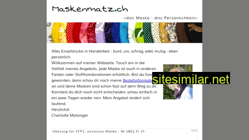 maskenmatz.ch alternative sites