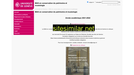 maspatrimoinemuseologie.ch alternative sites