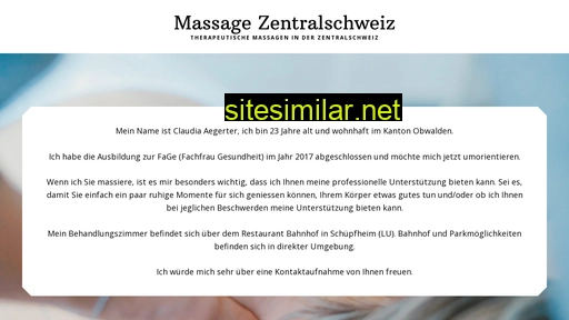 Massage-zentralschweiz similar sites