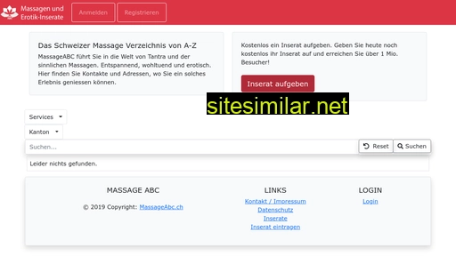 massageabc.ch alternative sites