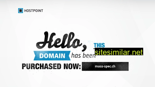 mass-spec.ch alternative sites