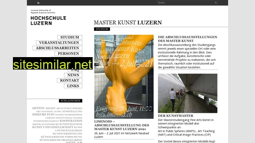 master-kunst-luzern.ch alternative sites