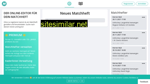 matchheft.ch alternative sites