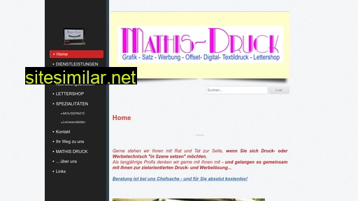 mathisdruck.ch alternative sites