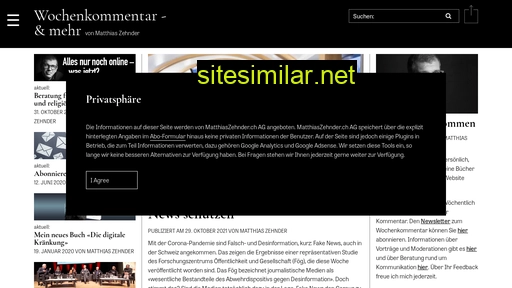 matthiaszehnder.ch alternative sites