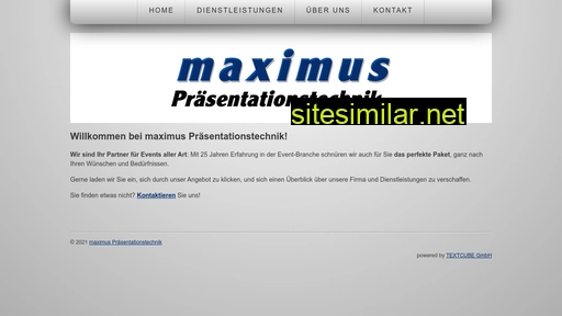 maximus-events.ch alternative sites