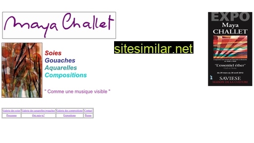 mayachallet.ch alternative sites