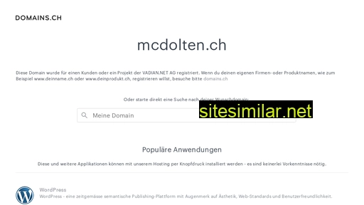 mcdolten.ch alternative sites