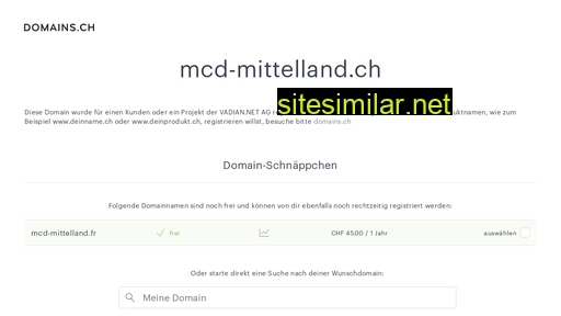 mcd-mittelland.ch alternative sites