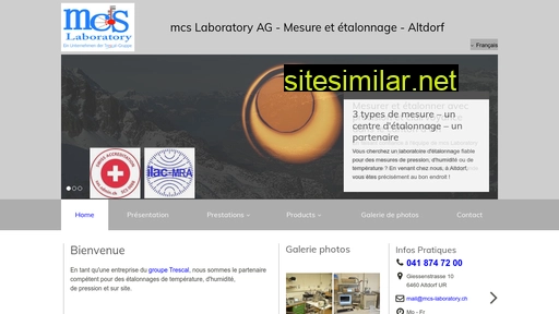 mcs-laboratory.ch alternative sites