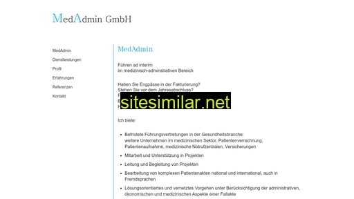 medadmin-gmbh.ch alternative sites