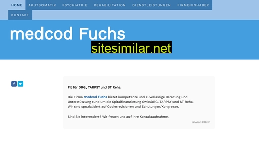medcodfuchs.ch alternative sites