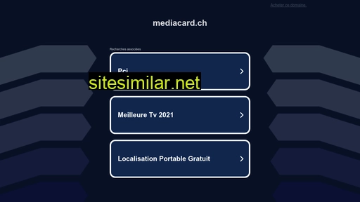 mediacard.ch alternative sites