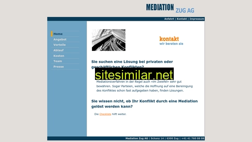 mediationzug.ch alternative sites