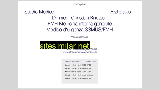 medicinainternagenerale.ch alternative sites
