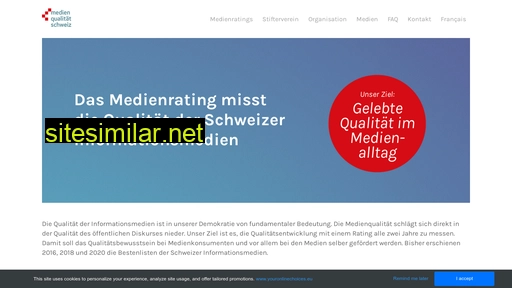 Medienqualitaet-schweiz similar sites
