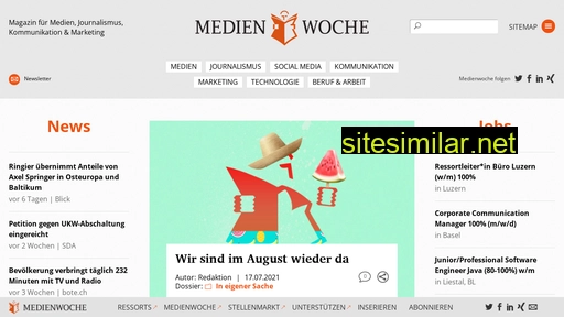medienwoche.ch alternative sites