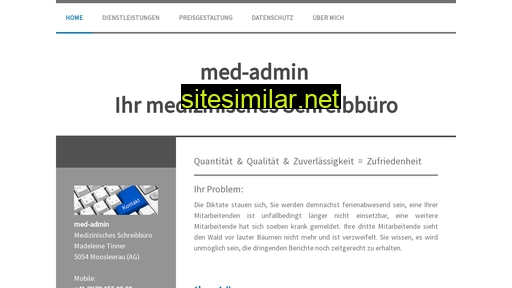 med-admin.ch alternative sites