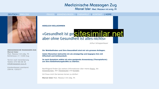 med-massage-zug.ch alternative sites