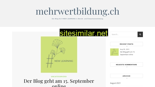 mehrwertbildung.ch alternative sites