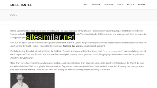 meili-hantel.ch alternative sites