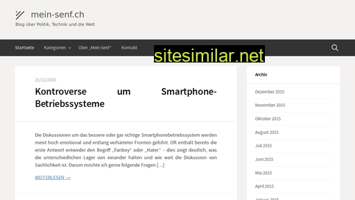 mein-senf.ch alternative sites